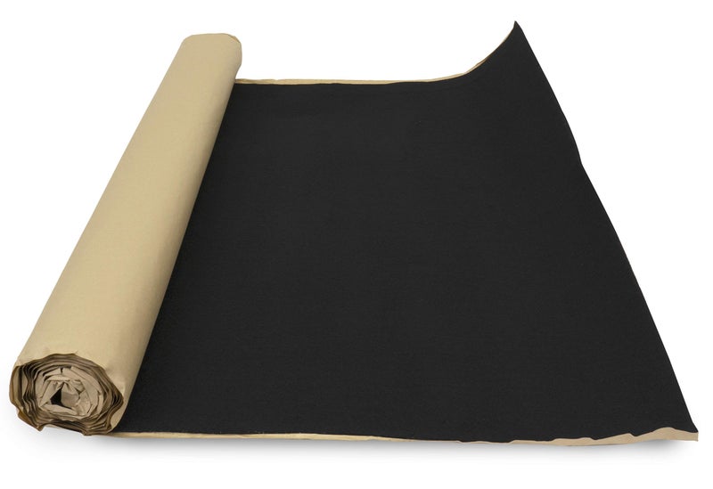 NVX 32 Square Feet Black Subwoofer Box/Trunk Liner Carpet with Adhesive Back - Image 1